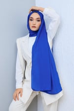 Hayal Şal - Saks Mavi