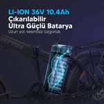 Strada E-Bro Hidrolik Disk Fat Bike Katlanabilir 20 Jant Elektrikli Bisiklet