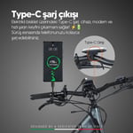 Strada E-Lite 28 inç 13 Ah 250 W Gizli Batarya Hidrolik Fren City Elektrikli Bisiklet