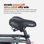 Strada E-Lite 28 inç 13 Ah 250 W Gizli Batarya Hidrolik Fren City Elektrikli Bisiklet