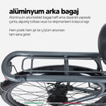 Strada E-Lite 28 inç 13 Ah 250 W Gizli Batarya Hidrolik Fren City Elektrikli Bisiklet