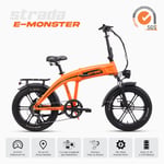 Strada E-Monster 20 Jant Katlanabilir Yüksek Torklu Elektrikli Bisiklet