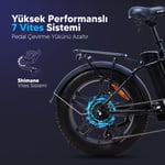 Strada E-SIS Fat Bike 20 Jant Bisiklet