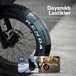 Strada E-TRIO Hidrolik Disk 20 Jant Elektrikli Üç Tekerlekli Bisiklet