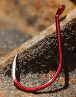 Tekli İğneler BKK Red Octopus Beak 50 Adet Olta İğnesi - 4/0