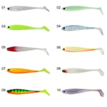 Silikon Yemler Captain 3587 Dagi Duck Shad 9cm 7gr Levrek Silikonu 5'li Paket Suni Yem