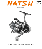 Spin ve Lrf Makineleri Caretta Natsu 1000 Ultra Light Carbon Olta Makinesi