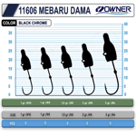 Jig Head ve Zokalar Cultiva 11606 Mebaru Dama Lrf Jighead