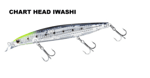 Maket Yemler DAIWA SHORELINE SHINER-Z VERTICE R LASER IMPACT 98F MAKET YEM - CHART BACK