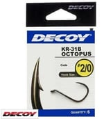 DECOY KR-31B Octopus Black Nickel Olta İğnesi - 5/0 Tekli İğneler