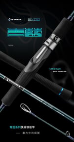 Jigging Kamışları Ecooda Cyan Blue 168cm 150-250g Speed Jigging