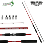 Tekne Kamışları Eurofish Red Coral 165 cm 150 gr 2 Parça Bot Tekne Kamışı