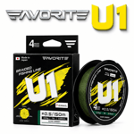 FAVORITE Favorite U1 4x 150 Mt Koyu Yeşil İp Misina - 0.3PE 0.094MM İp Misinalar