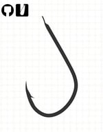 Tekli İğneler Fudo 4101 Fukase Black Nikel İğne
