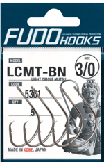 Fudo 5301 Light Circle Mutsu Black Nikel İğne - 1/0 Tekli İğneler