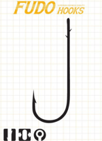 Fudo 6111 Worm SSB2 Black Nikel Uzun Pala Tırnaklı İğne Tekli İğneler