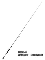 Lrf Kamışları Fujin Ajime Black Swan 205cm 04-5gr Aji LRF Kamışı