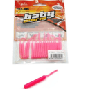 Silikon Yemler Fujin Baby Worm 5,2cm Floating LRF Silikonu - PURPLE GLOW