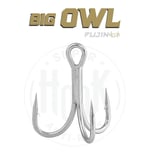 Üçlü İğneler Fujin Big OWL Süper Anti-Rust Üçlü Kanca - 1/0