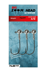 Jig Head ve Zokalar Fujin Big Zoom Head 4/0 Jighead