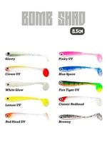 Silikon Yemler Fujin Bomb Shad 85mm Silikon Balık