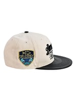 Balıkçı Giyim Fujin BTW Leather Visor Şapka Dirty White