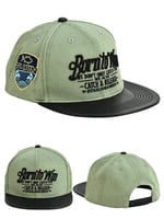 Balıkçı Giyim Fujin BTW Leather Visor Şapka Light Green