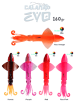 Fujin Calamax EVO 160gr Combo Squid Silikon Yem - FOREST