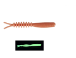 FUJIN Fujin Bio Meru 4.2cm Floating Sıvılı Kokulu LRF Silikonu - BROWN UV GREEN Silikon Yemler