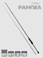 FUJIN Fujin Hattori Pangea 203cm 04-7gr LRF Kamışı 682UL Lrf Kamışları