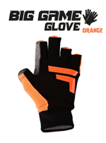 FUJIN Fujin Pro Angler S24 Big Game Gloves Orange - S/M Balıkçı Giyim
