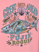 FUJIN Fujin S26 Hawaii T-Shirt Somon Balıkçı Giyim