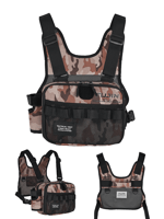 FUJIN Fujin Tactical Vest Brown Camo Balıkçı Çantası Çanta ve Kutular