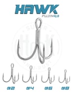 Üçlü İğneler Fujin Hawk Süper Anti-Rust Üçlü Kanca - 4