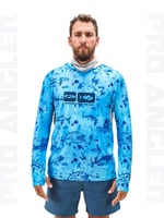 Balıkçı Giyim Fujin Pro Angler S24 Buff&Hoodie Blue Fish - XL