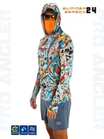 Balıkçı Giyim Fujin Pro Angler S24 Buff&Hoodie Makai Orange - L