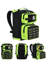 Çanta ve Kutular Fujin ProAji Back Pack Black Lime Balıkçı Sırt Çantası