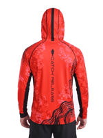 Fujin Relax S26 T-Shirt Buff&Hoodie Coral Black Balıkçı Giyim