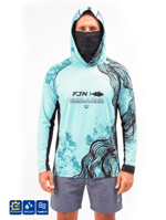 Fujin Relax S26 T-Shirt Buff&Hoodie Mint Black Balıkçı Giyim