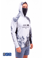 Fujin Relax S26 T-Shirt Buff&Hoodie White Anthracite Balıkçı Giyim