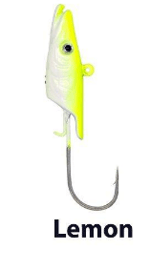 Fujin Salt Eel 8.5gr Jighead - LEMON