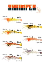 Silikon Yemler Fujin Shrimper 75mm 8.5gr Silikon Karides - F01 JELLY