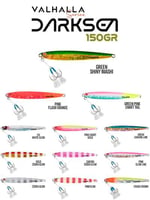 Jig Yemler Fujin Valhalla Darksea 150gr Metal Jig Yem - MT04 ZEBRA GLOW