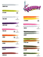 Silikon Yemler FUJIN Yummy Sandworm 7cm LRF Silikonu - SHIRASU VIOLET GLOW
