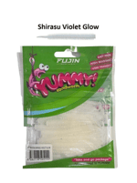 Silikon Yemler FUJIN Yummy Sandworm 7cm LRF Silikonu - SHIRASU VIOLET GLOW