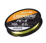 İp Misinalar Gosen Answer Light Game PE8 Örgü LRF İpi 150mt Coctail Yellow - 0.3PE