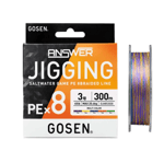 GOSEN  Gosen Jigging Answer PE 8 Örgü Jig ve Tai Rubber İpi 300mt Multi İp Misinalar
