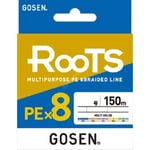 İp Misinalar Gosen X8 Roots PE 8 Örgü Spin İp Misina 150mt Multi Color