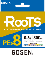 İp Misinalar Gosen X8 Roots PE 8 Örgü Spin İp Misina 300mt Multi Color