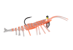 Silikon Yemler Hanfish Teke Shrimp Serisi 7.5 cm 7 gr Silikon Karides - PINK SHRIMP